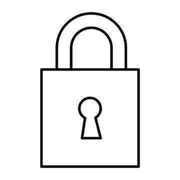 Safe secure padlock icon Stock-Illustration
