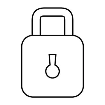 Safe secure padlock icon Stock-Illustration