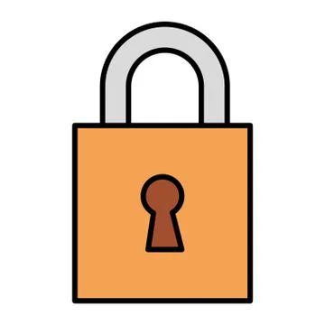 Safe secure padlock icon Stock-Illustration