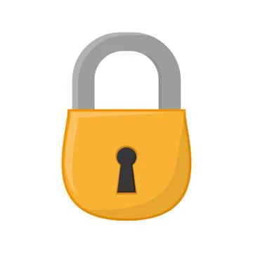 Safe secure padlock icon Stock-Illustration