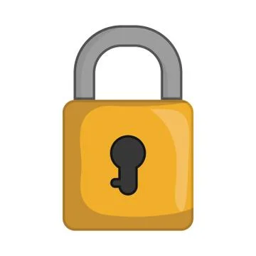Safe secure padlock icon Stock-Illustration