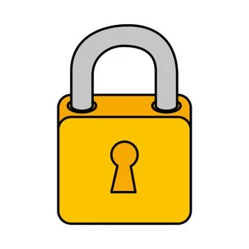 Safe secure padlock icon 스톡 일러스트