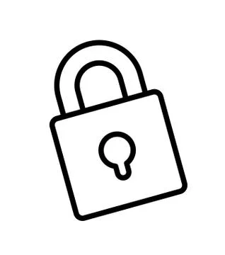 Safe secure padlock icon Stock-Illustration