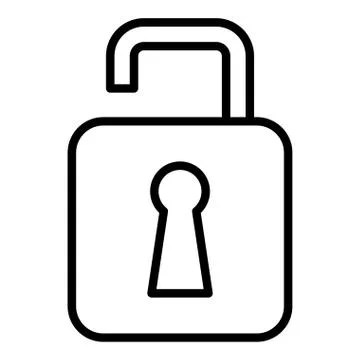 Safe secure padlock icon Illustrazione stock