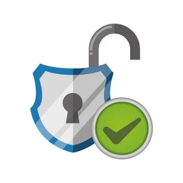 Safe secure padlock icon vector illustration Stock-Illustration