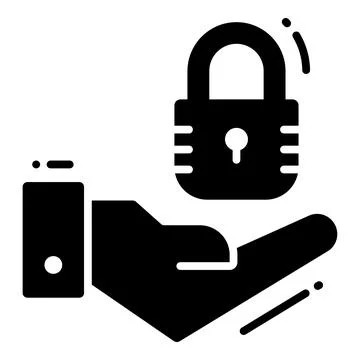 Safe Security, Protection and security vector icons set cyber computer netw.. 스톡 일러스트