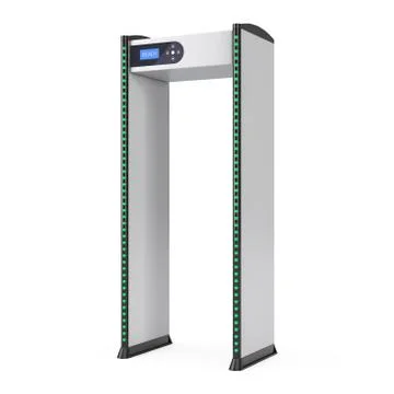 Safe Security Walkthrough Gates With Metal Detectors. 3d Rendering Stock Illustration