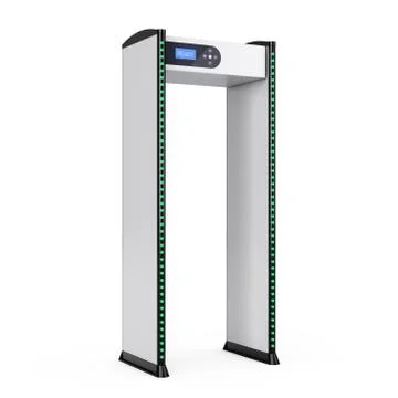 Safe Security Walkthrough Gates With Metal Detectors. 3d Rendering Illustrazione stock