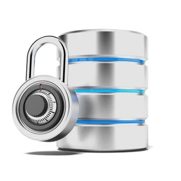 Safe storage concept 库存插图