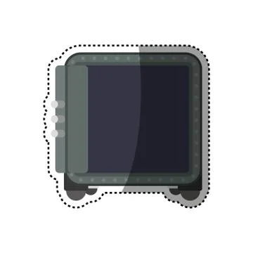 Safe strongbox opened イラスト素材