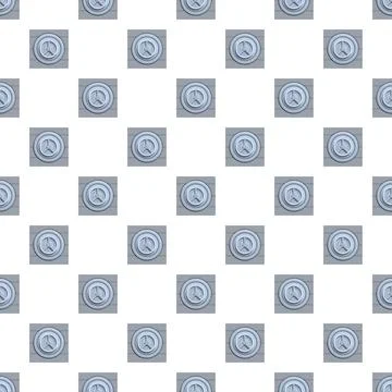 Safe vault door lock security pattern wallpaper Stock Illustration