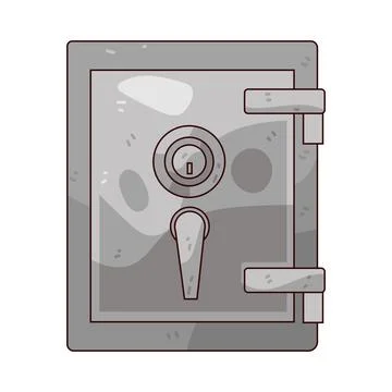 Safe Vault illustration Stock Illustration