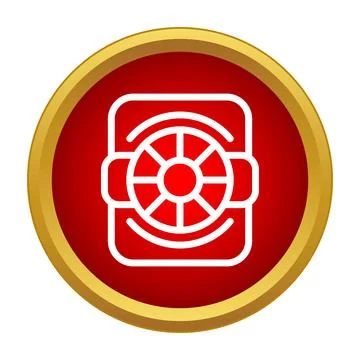 Safe vault security icon illustrating secure data storage Ilustración de archivo