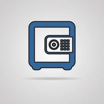 Safe vector icon イラスト素材