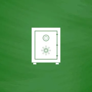 Safe vector icon Stock Illustration