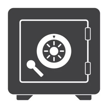 Safe Vector Icon Stock Illustration