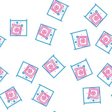 Safe in water focus vector seamless pattern Illustrazione stock