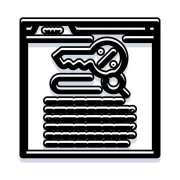 Safe web browsing and secure internet access concept Stock Illustration