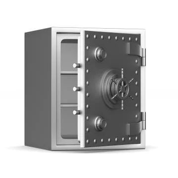 Safe on white background. Isolated 3D image Stock Illustration