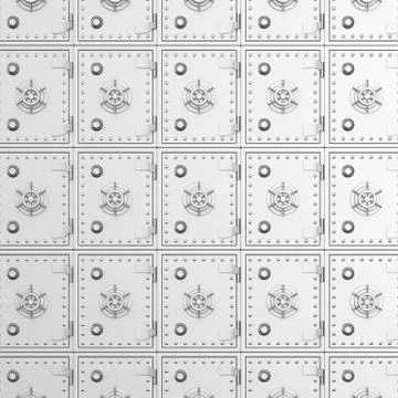 Safe on white background. Isolated 3D image イラスト素材