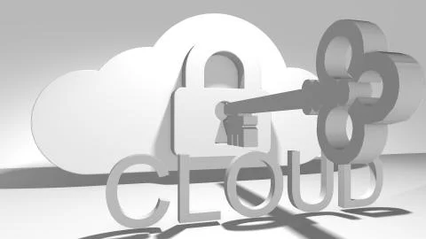 Safe wireless dig data cloud computing network connectivity online storage techn Illustrazione stock