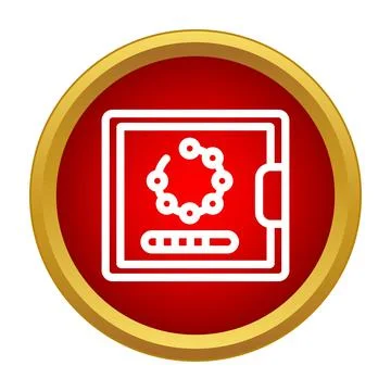 Safebox loading access icon concept design Stock Illustration