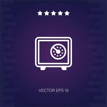 Safebox vector icon Stock Illustration