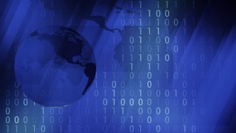 Safeguarding digital world exploring importance of binary code in cyber Stock Footage 253122533