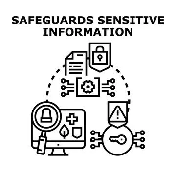Safeguarding sensitive information in cyber security systems イラスト素材
