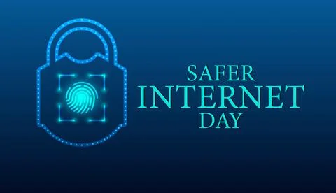 Safer Internet Day 库存插图