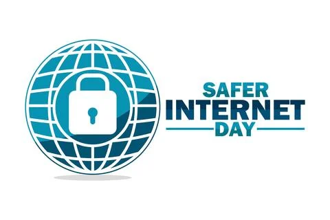 Safer Internet Day Vector illustration Stock-Illustration