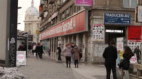 Safer Streets in Bucharest Romania Video stock 47155779