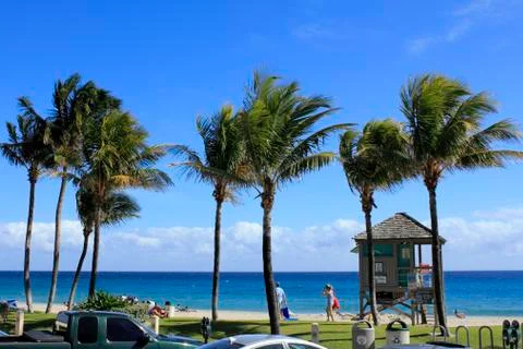 Safety at the beach Stock Photos