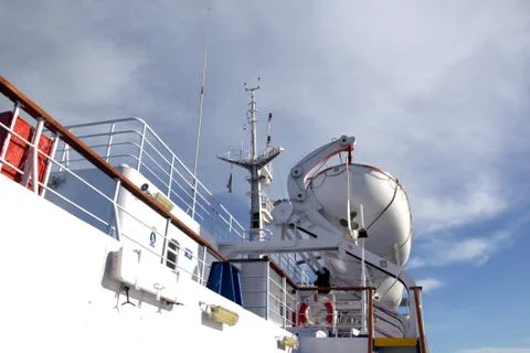 Safety on board Stock Photos