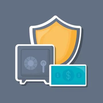 Safety box icon Stock Illustration
