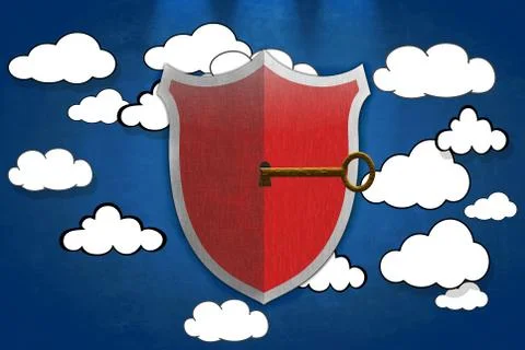 Safety cloud. 스톡 일러스트