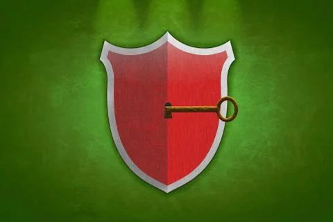 Safety cloud. Illustrazione stock