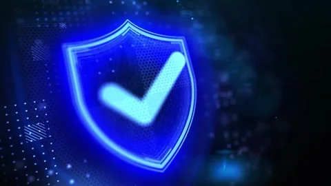 Safety concept: Personal Information on digital background. 3d illustration Vidéo 242663056