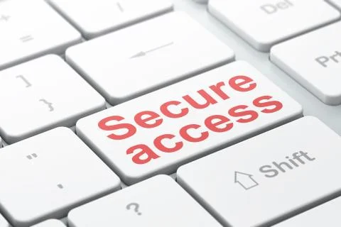 Safety concept: Secure Access on computer keyboard background Stock-Illustration