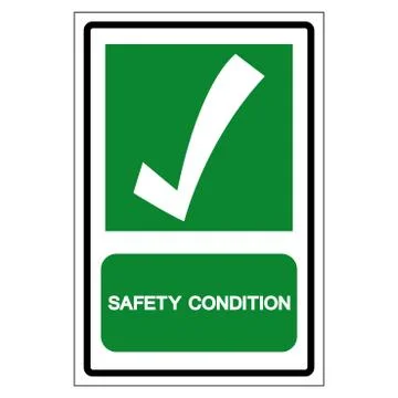 Safety Condition Symbol, Vector Illustration, Isolate On White Background Lab Stock Illustration