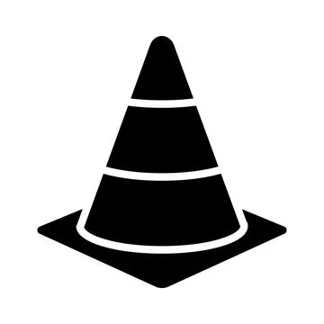 Safety cone icon vector for your website design, logo, app, UI. Vector illu.. Stock-Illustration
