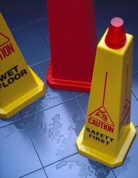 Safety Cones Foto stock
