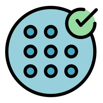 Safety control icon vector flat 스톡 일러스트