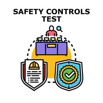 Safety controls test report for quality inspection イラスト素材