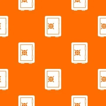 Safety deposit box pattern seamless 库存插图