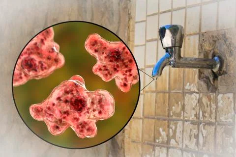 Safety of drinking water concept Stock Illustration