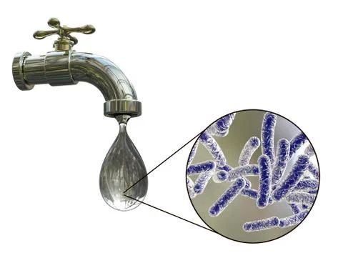 Safety of drinking water concept Foto stock