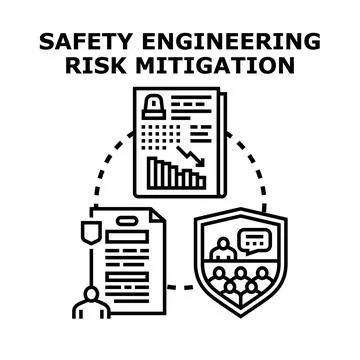 Safety engineering risk mitigation planning and management process イラスト素材
