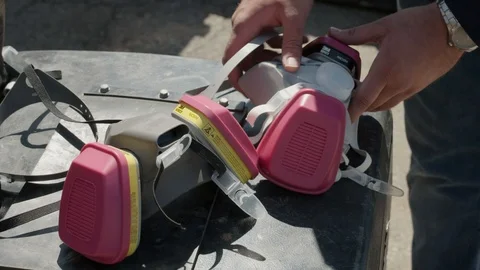 Safety Equipment Stock Footage 85637760