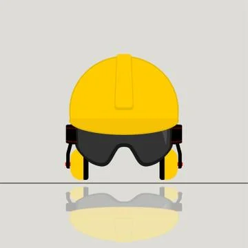 Safety Equipment for Industrial worker Stock Illustration